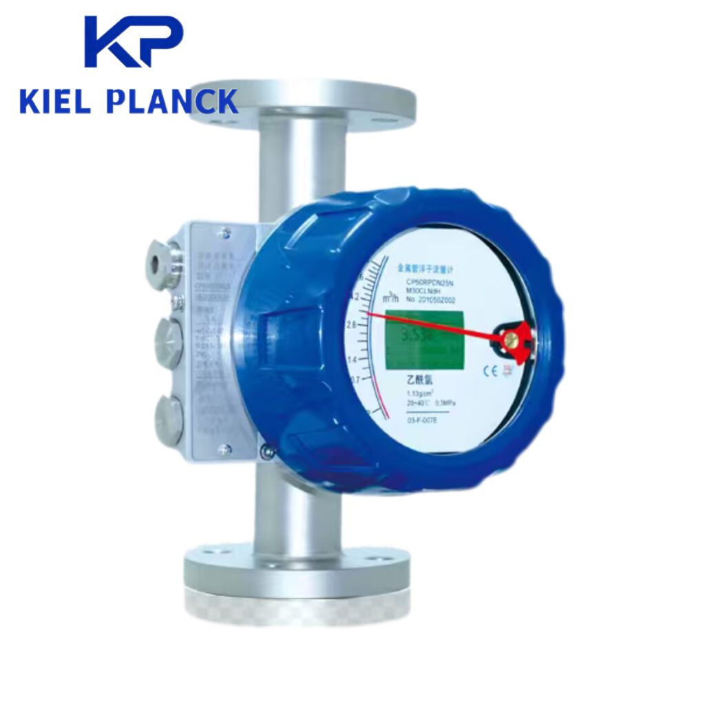 The function of the insulation jacket in a metal tube float flowmeter - Kiel Planck